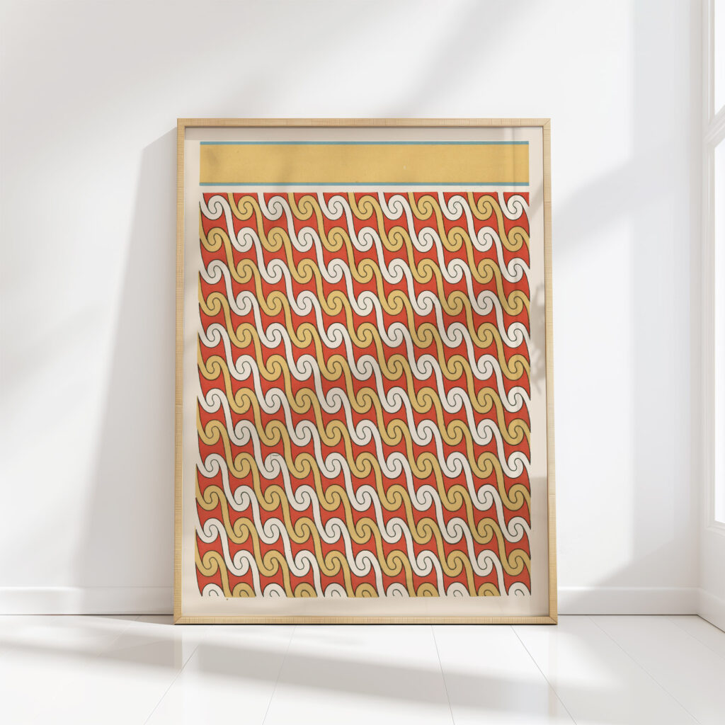 ceiling of the tomb of amenemhat no 82 1911 gustave jequier high quality print 2