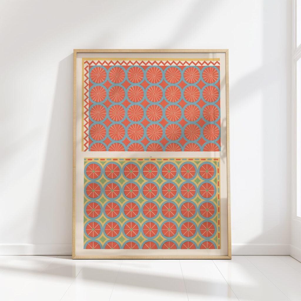 ceiling of the tomb of hiq er neheh no 64 ceiling of the tomb of tenna no 76 1911 gustave jequier high quality print