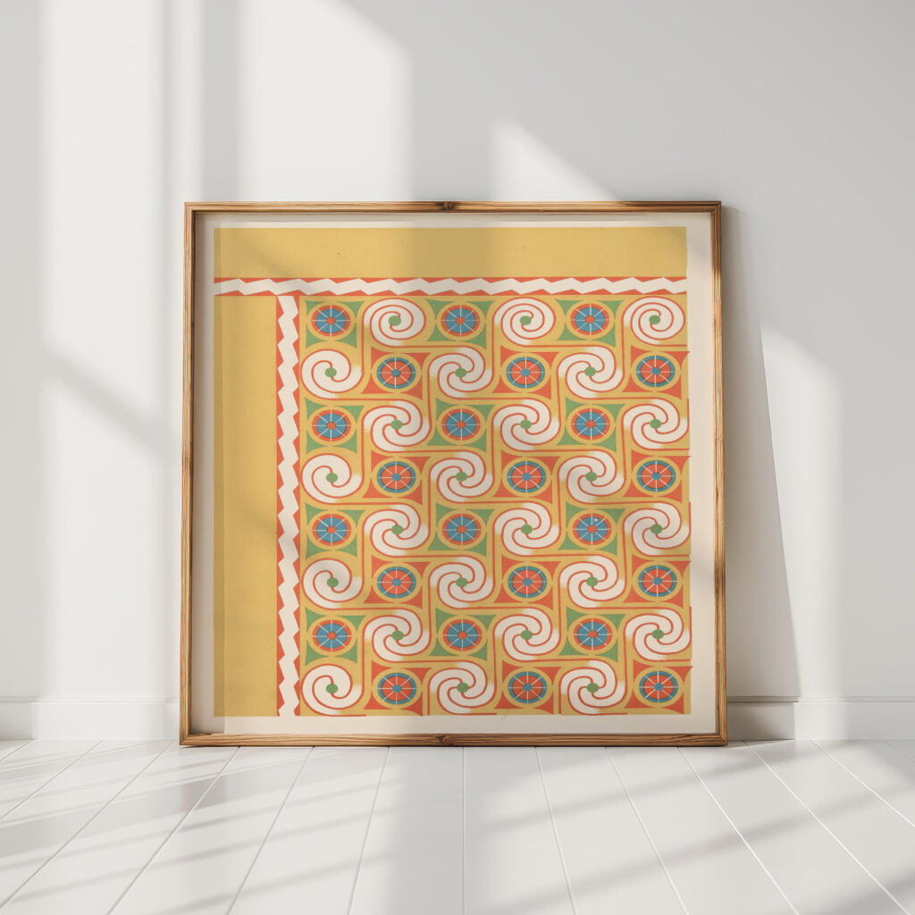 ceiling of the tomb of senmout no 71 1911 gustave jequier high quality print
