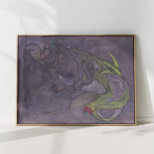 chameleon from the series astronomical compositions 1918 stanislaw ignacy witkiewicz high quality print