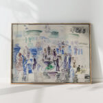 characters on the beach 1924 raoul dufy high quality print