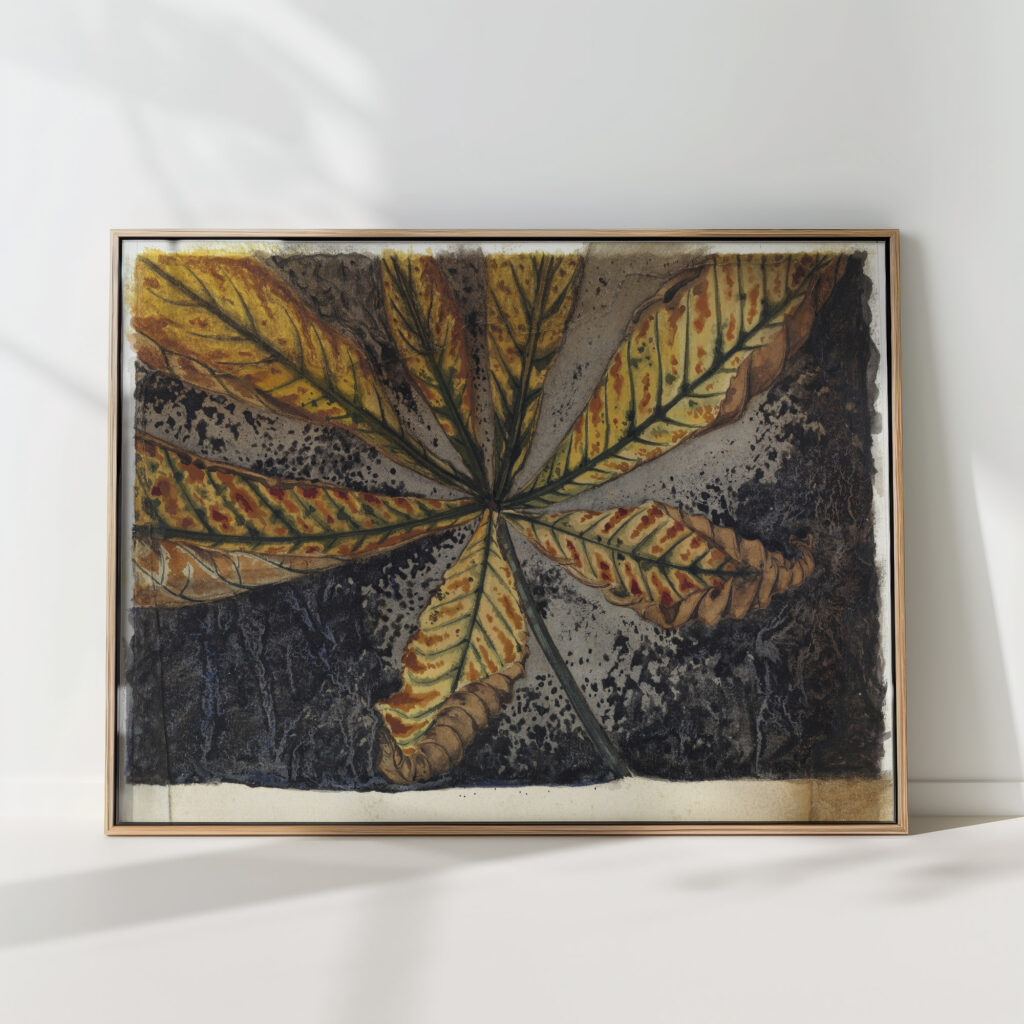 chestnut leaf 1887 julie de graag high quality print