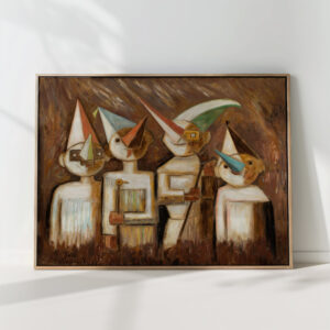children in disguises 1929 tadeusz makowski high quality print