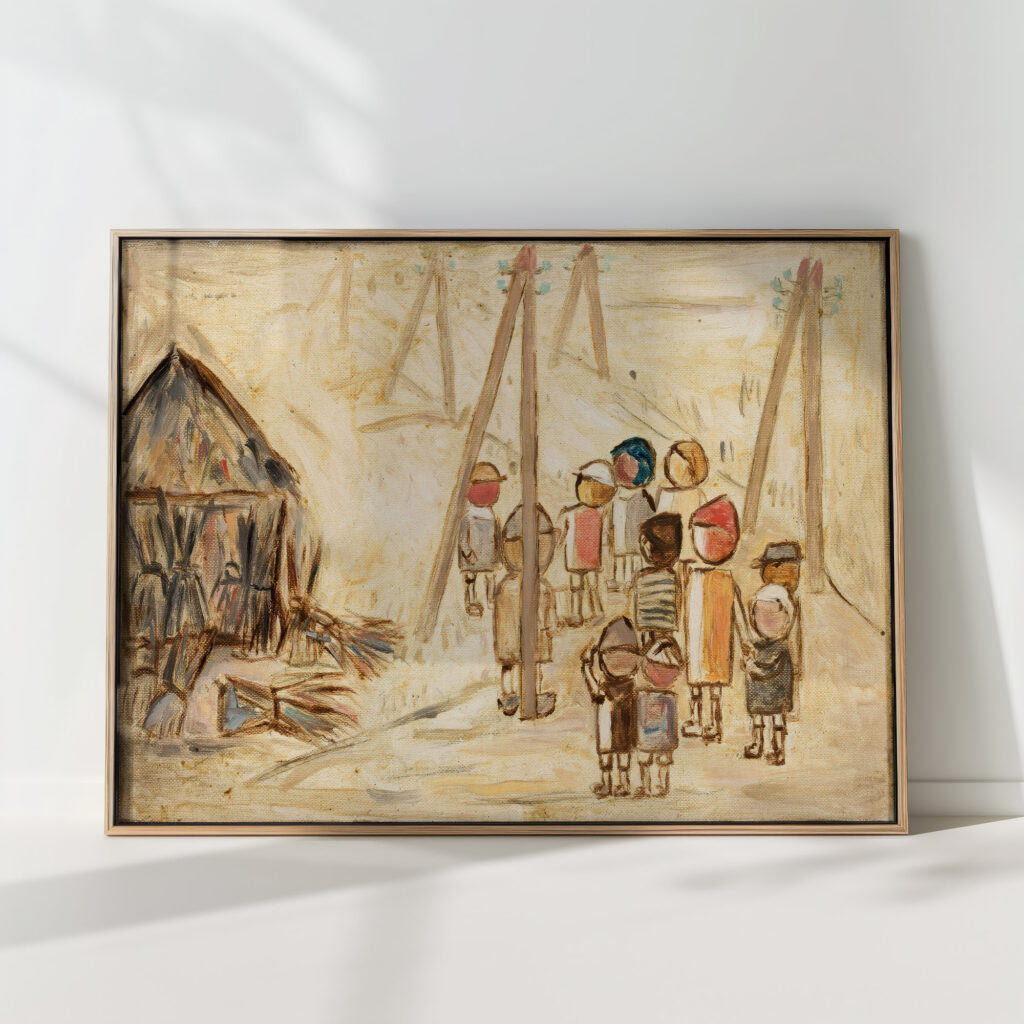 children on a road 1931 tadeusz makowski high quality print