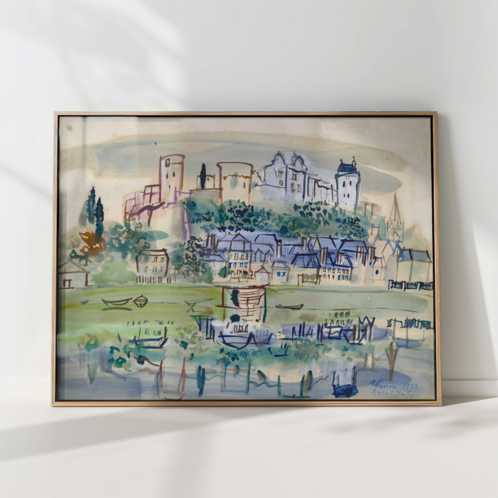 chinon 1937 raoul dufy high quality print