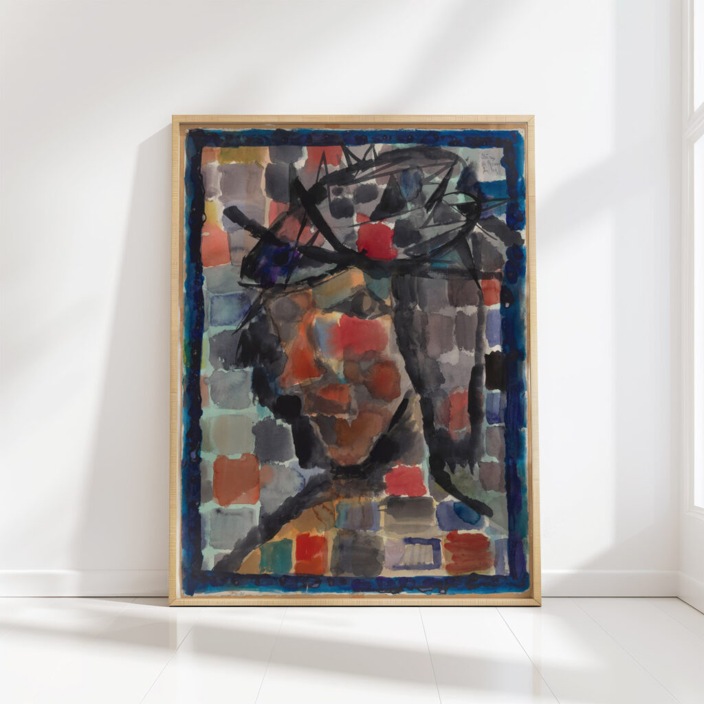 christ 1949 arie van de giessen high quality print