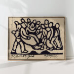 christ before the high council 1913 wilhelm morgner high quality print