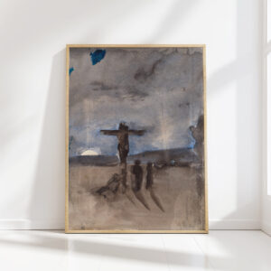 christ on the cross 1895 karl isakson high quality print