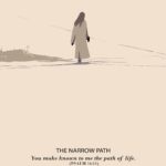 christian Jesus is the narrow path BROWN 3x4 8 mockup