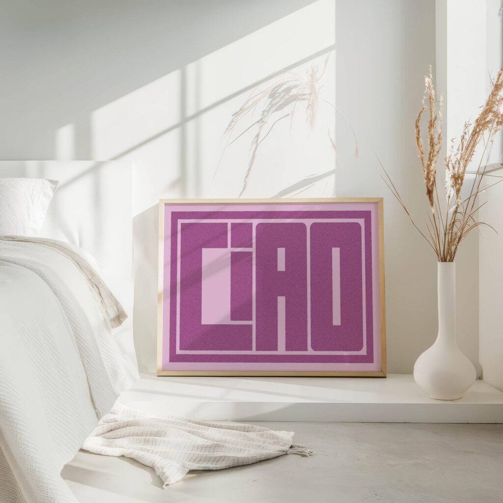 ciao pink 3x4 4 mockup