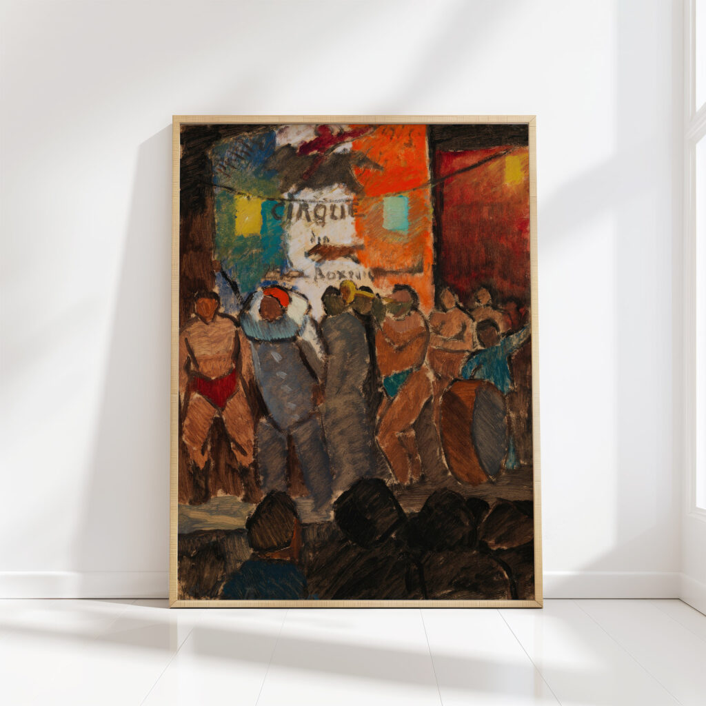 circus in paris 1913 alvar cawen high quality print