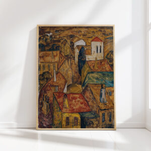 city landscape 1920 anton emanuel peschka high quality print