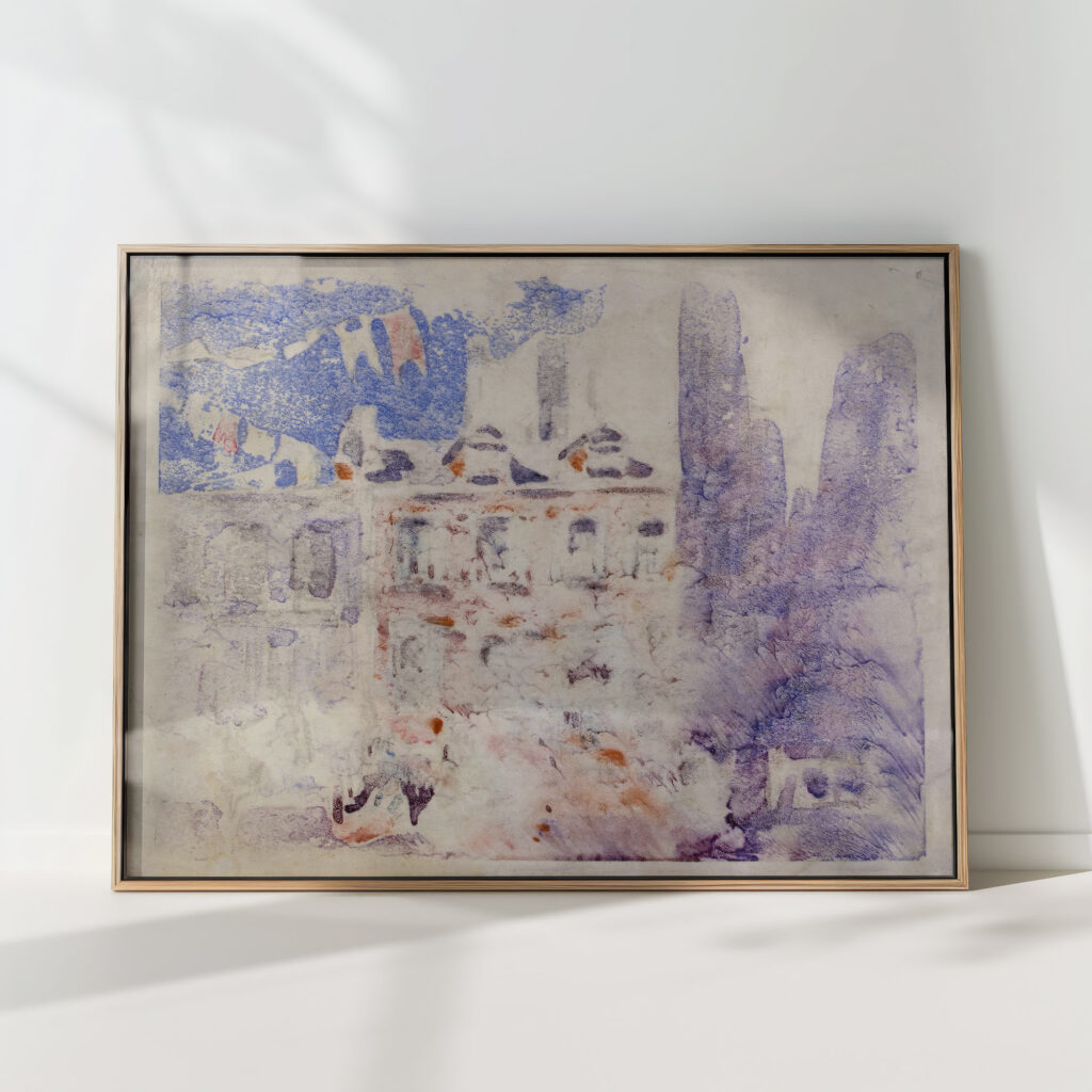 city scene george luks high quality print