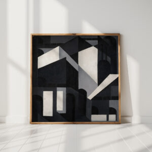 city shapes 1922 23 louis lozowick high quality print