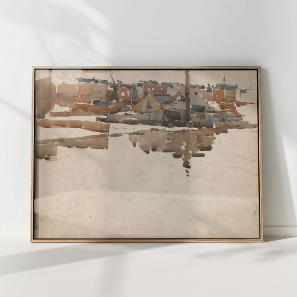 cityscape 1873 1932 wilhelmus johannes steenhoff high quality print