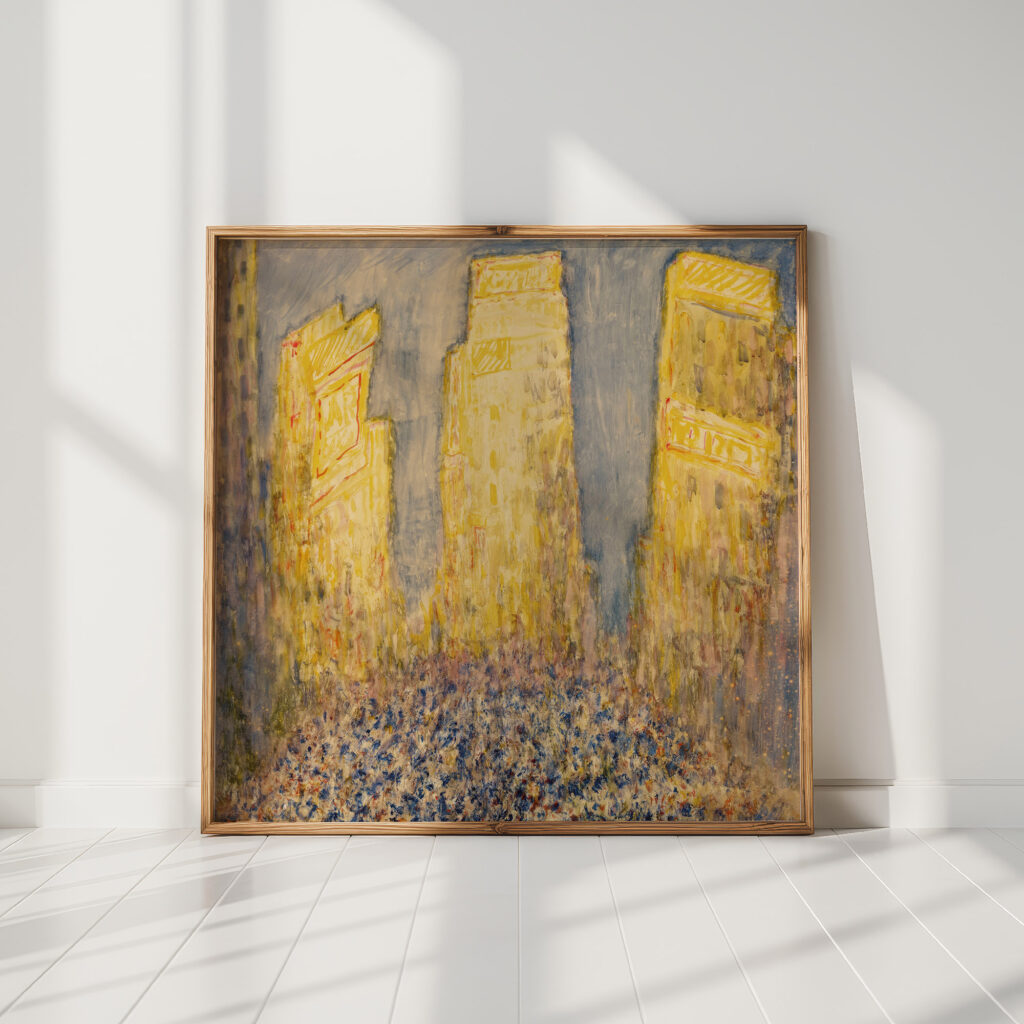 cityscape circa 1914 abraham walkowitz high quality print