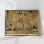 classical grotesque 1923 paul klee high quality print