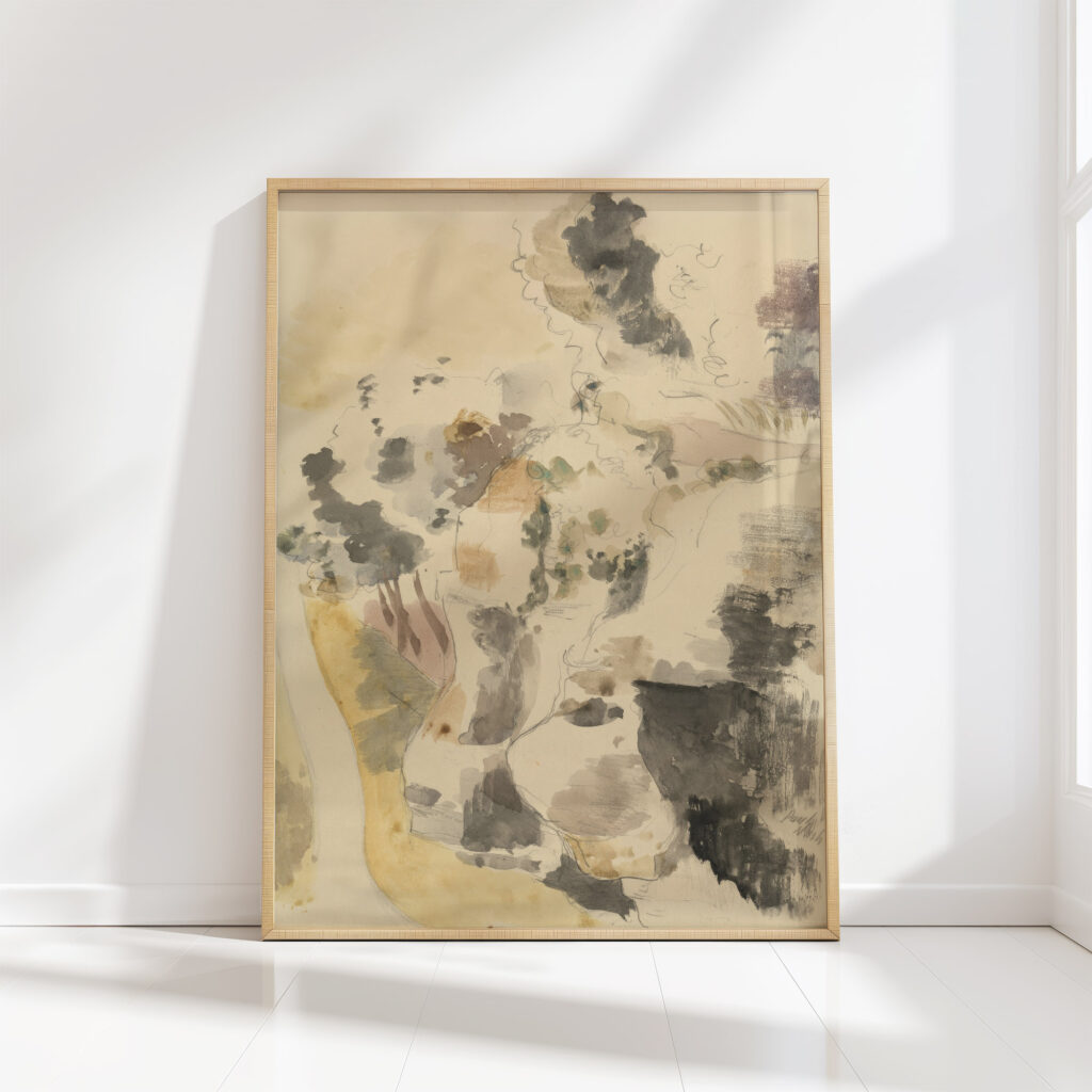 cliffs paul nash high quality print