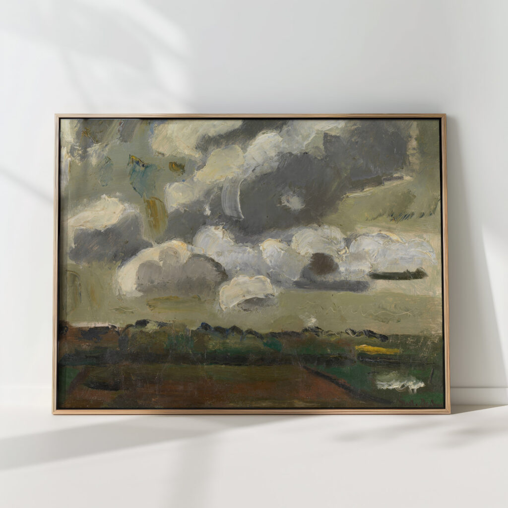 clouds 1933 gustave de smet high quality print