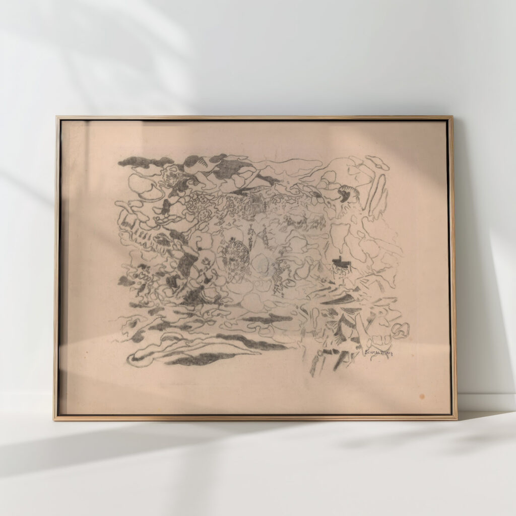 clouds and corals jules schmalzigaug high quality print