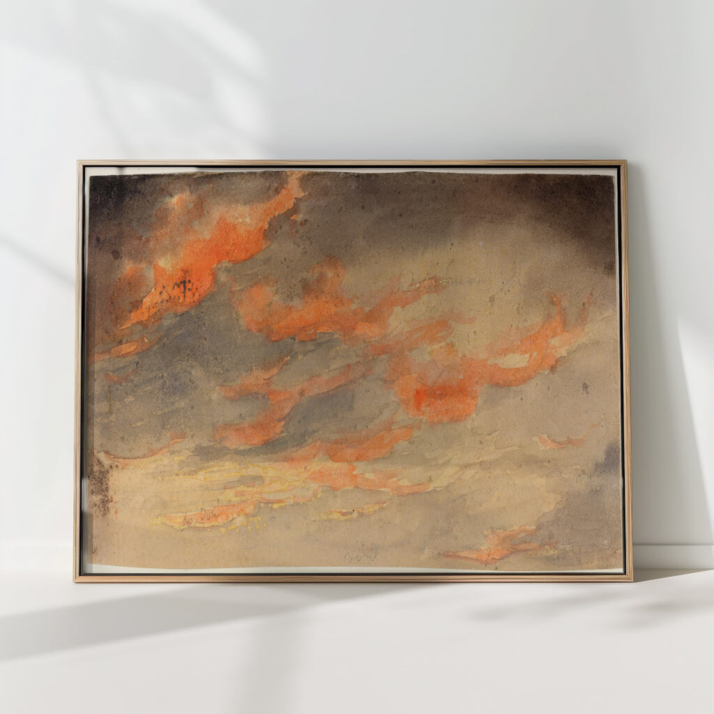 clouds at sunset james hamilton shegogue high quality print