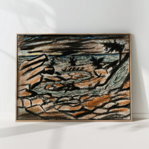 coast landscape carl fredrik hill high quality print