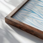 coastal abstract 0003 MODERN 3x4 close up dark wood mockup