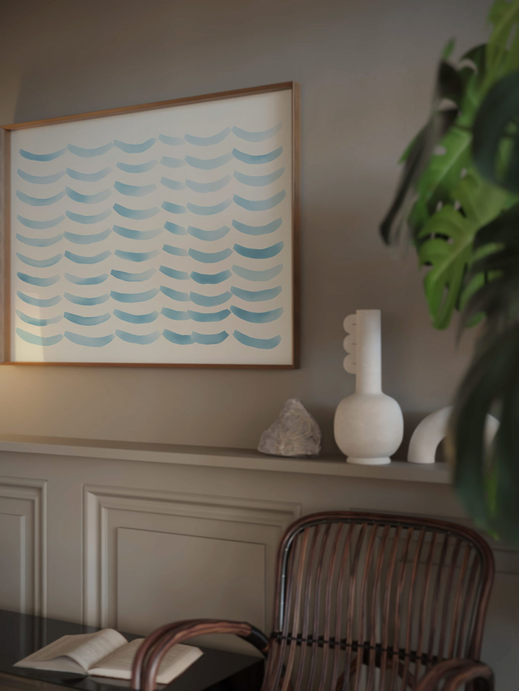 coastal abstract 0005 MODERN 3x4 video mockup