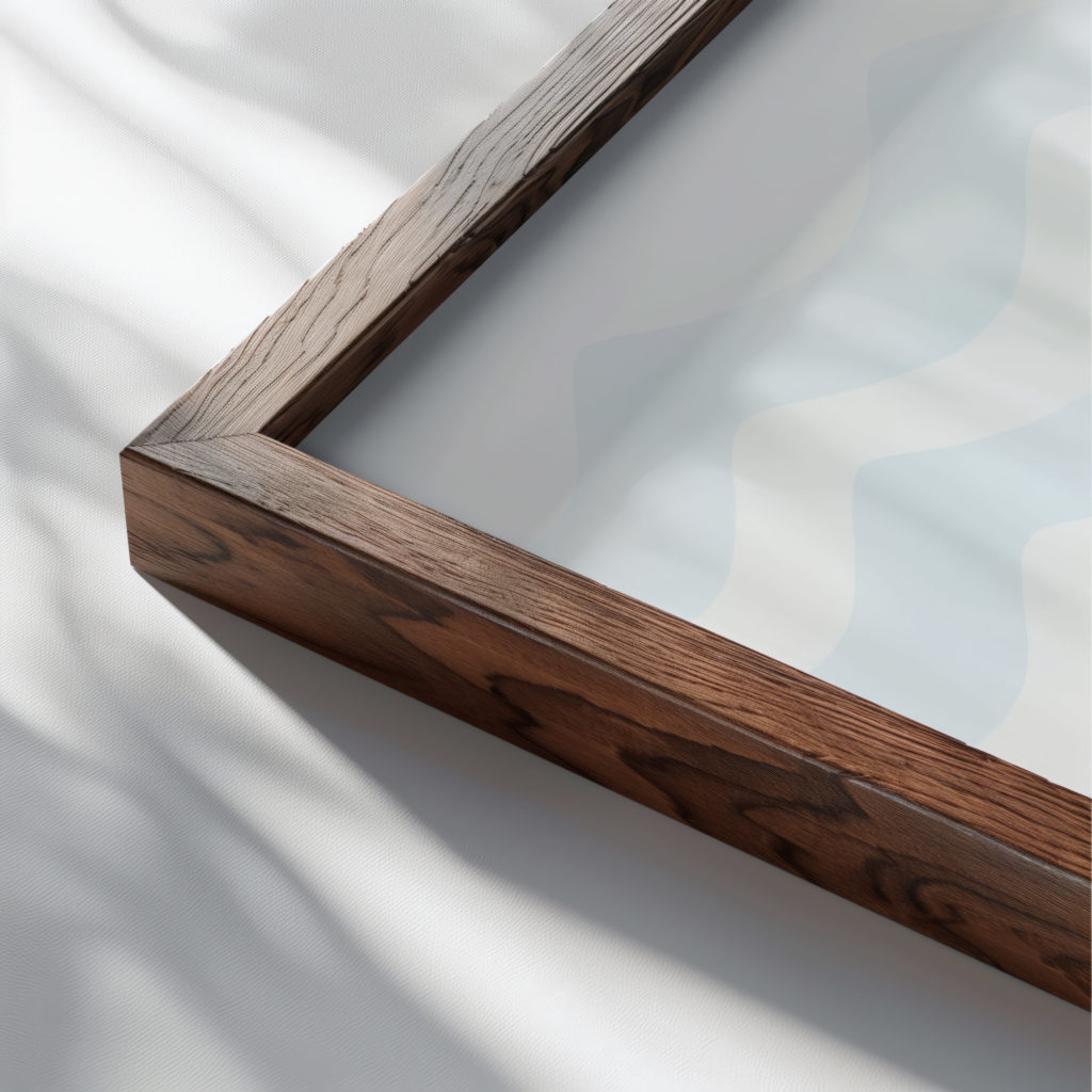coastal abstract 0006 MODERN 3x4 close up dark wood mockup