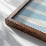coastal abstract 0009 MODERN 3x4 close up dark wood mockup