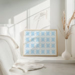 coastal abstract 0012 MODERN 3x4 4 mockup