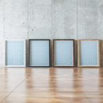 coastal abstract 0013 MODERN 3x4 framed posters mockup