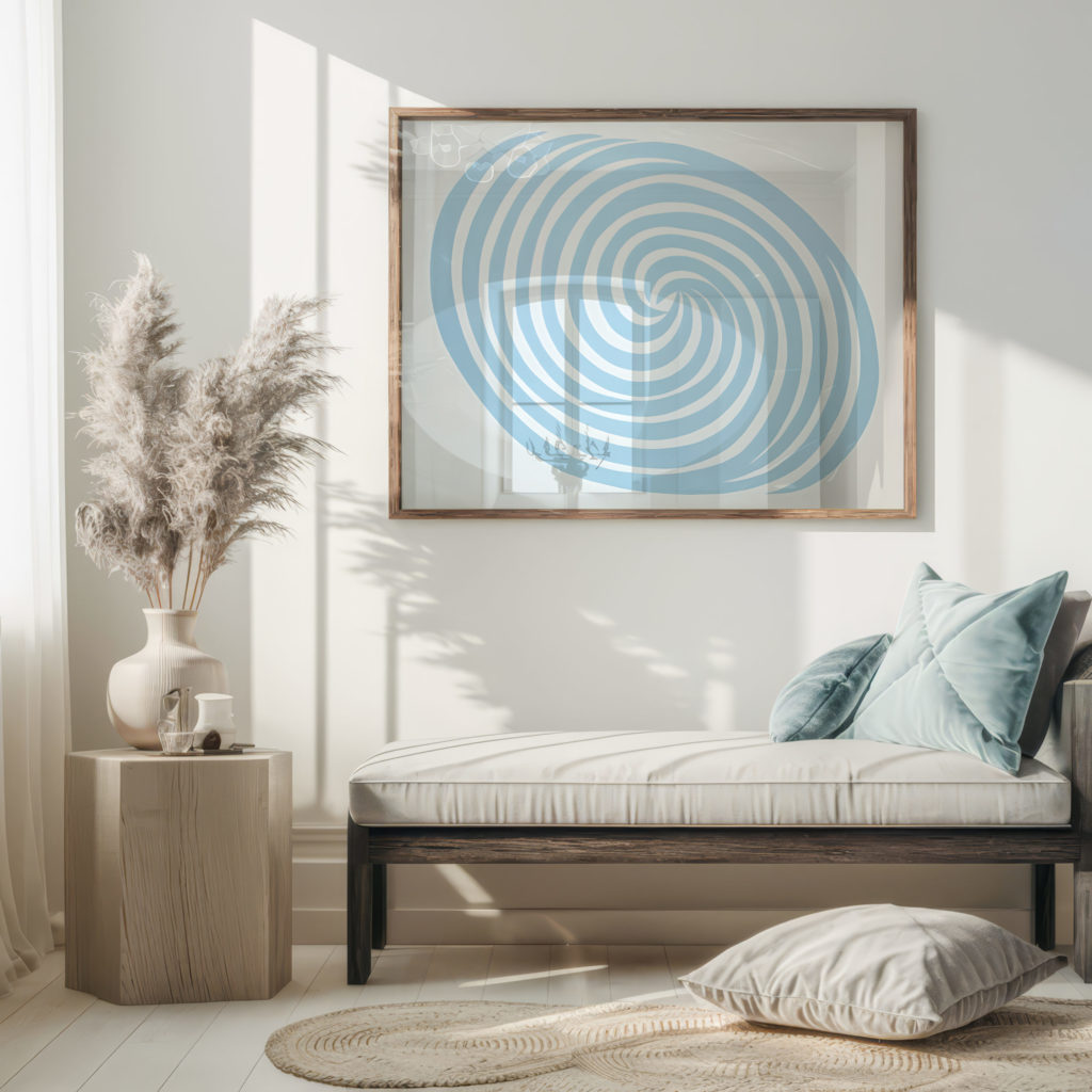 coastal abstract 0015 MODERN 3x4 5 mockup