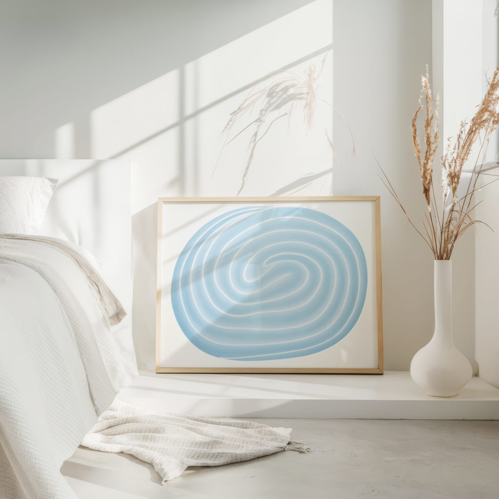 coastal abstract 0016 MODERN 3x4 4 mockup