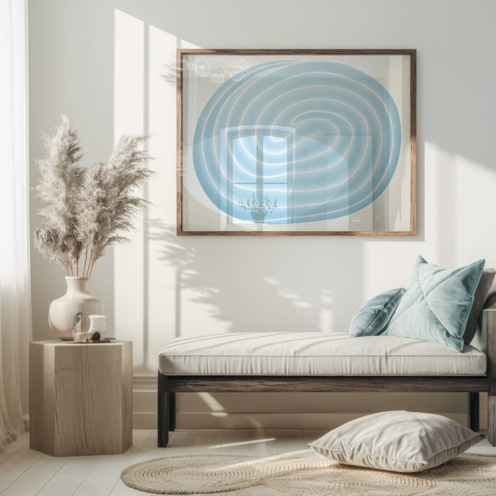 coastal abstract 0016 MODERN 3x4 5 mockup