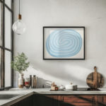 coastal abstract 0016 MODERN 3x4 6 mockup