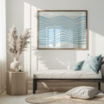 coastal abstract 0017 MODERN 3x4 5 mockup