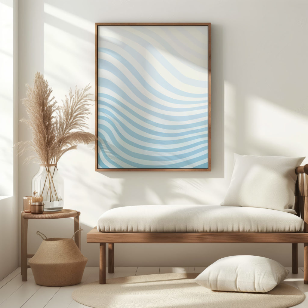 coastal abstract 0019 MODERN 3x4 5 mockup