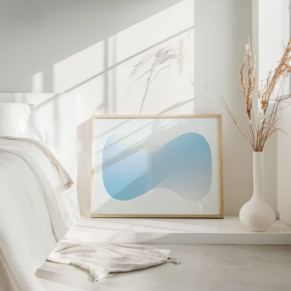 coastal abstract 0020 MODERN 3x4 4 mockup