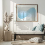 coastal abstract 0020 MODERN 3x4 5 mockup