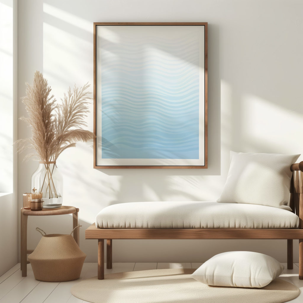 coastal abstract 0021 MODERN 3x4 5 mockup