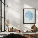 coastal abstract 0022 MODERN 3x4 6 mockup