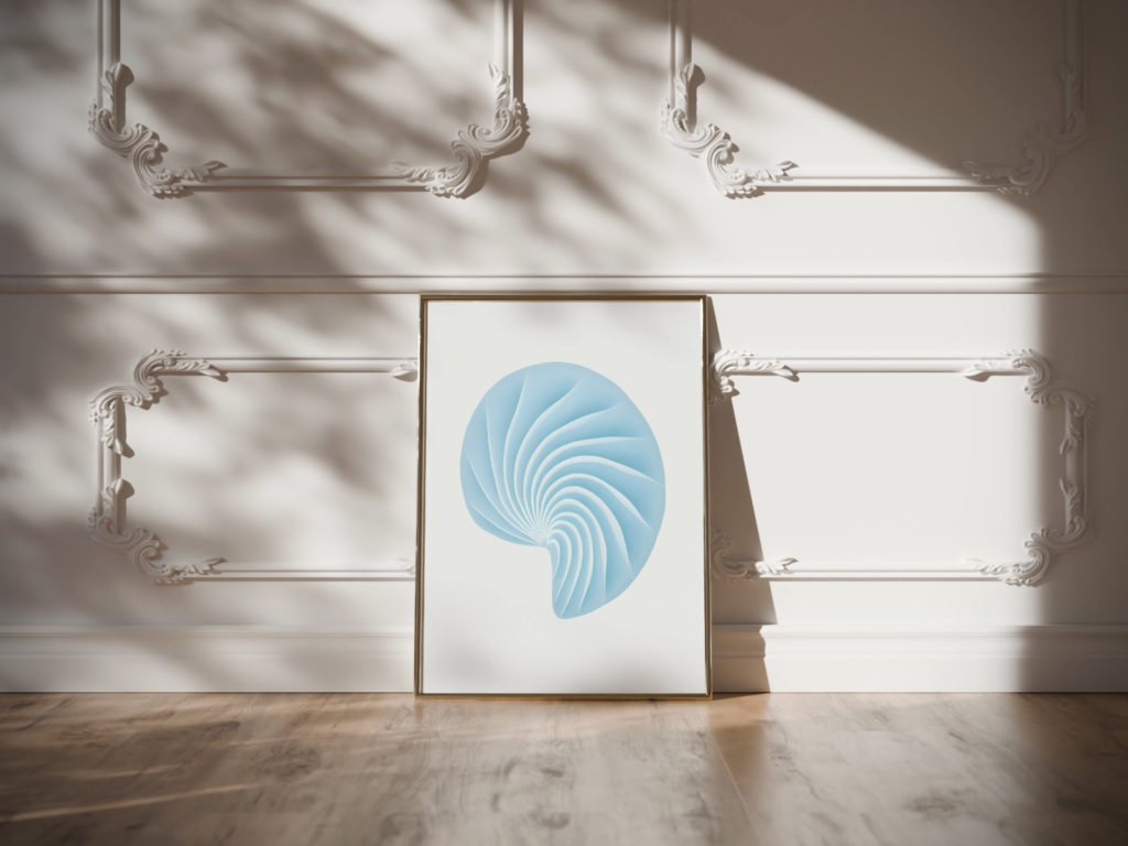 coastal abstract 0022 MODERN 3x4 video mockup