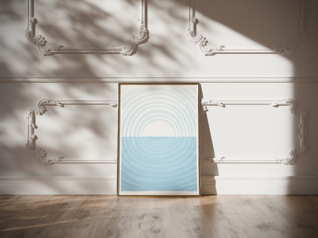 coastal abstract 0023 MODERN 3x4 video mockup