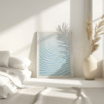 coastal abstract 0024 MODERN 3x4 4 mockup