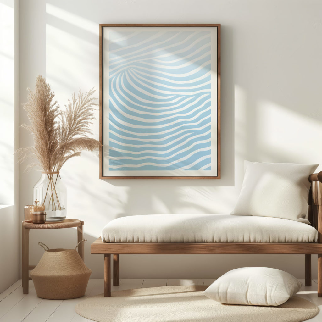 coastal abstract 0024 MODERN 3x4 5 mockup