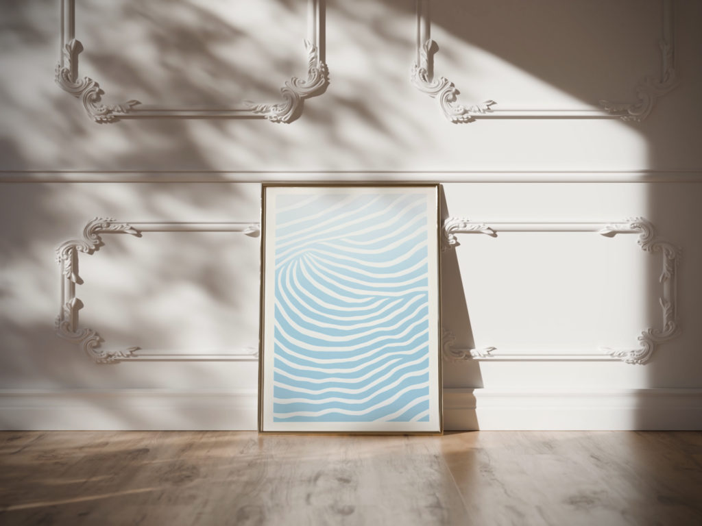 coastal abstract 0024 MODERN 3x4 video mockup