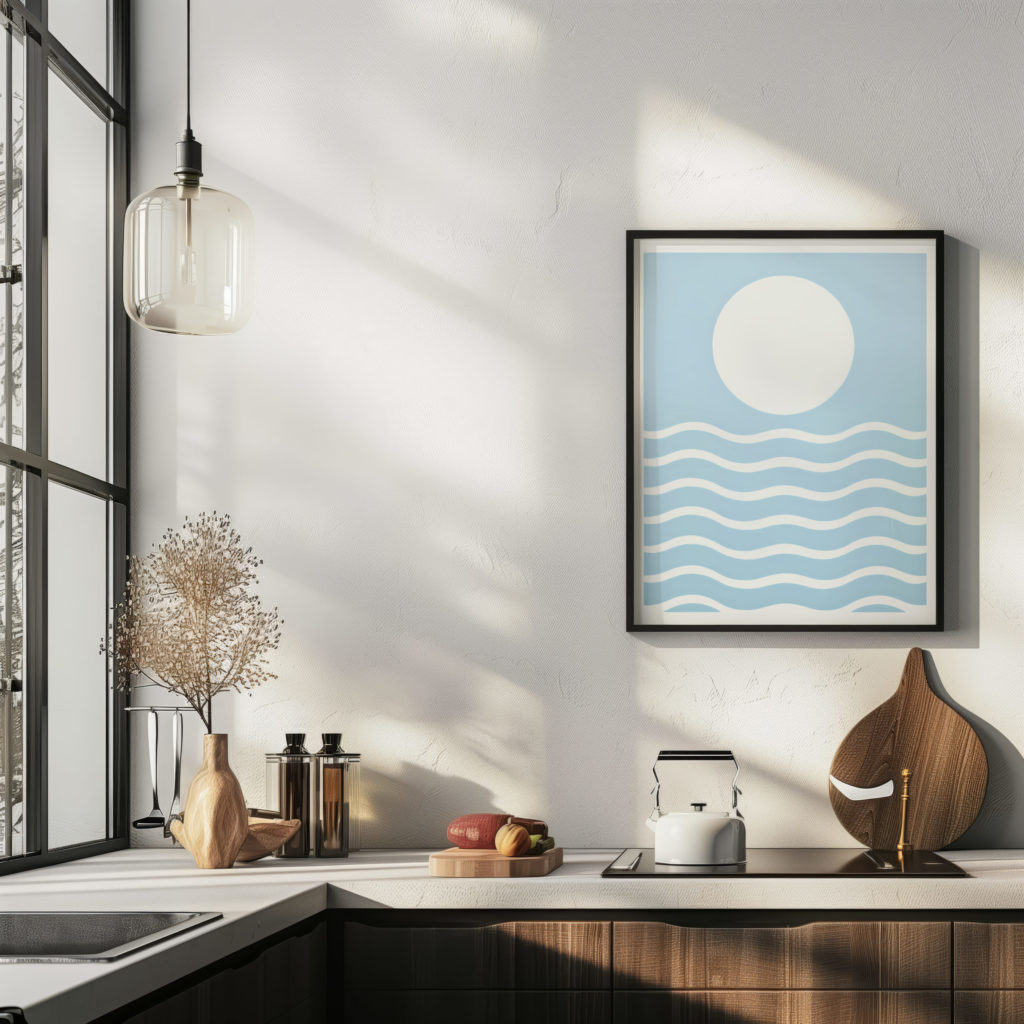 coastal abstract 0025 MODERN 3x4 6 mockup