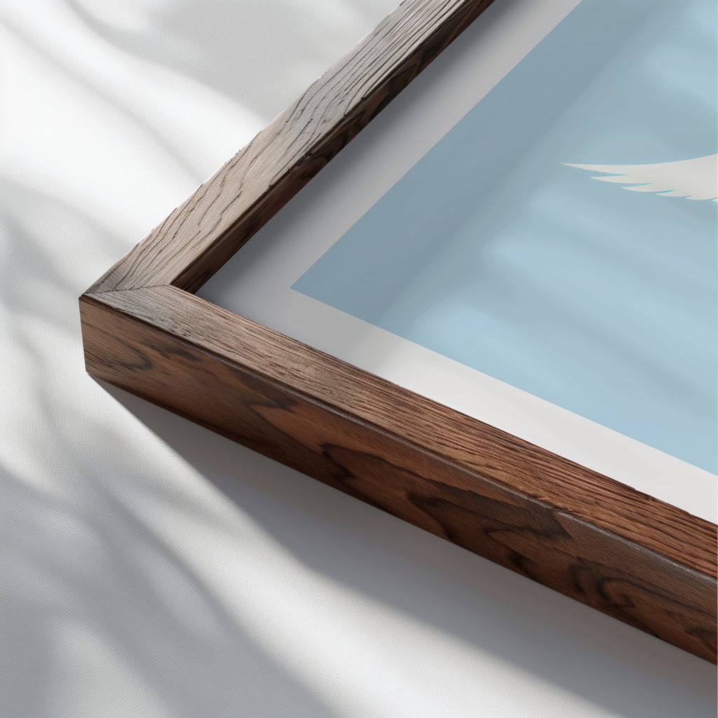 coastal animals 0008 MODERN 3x4 close up dark wood mockup