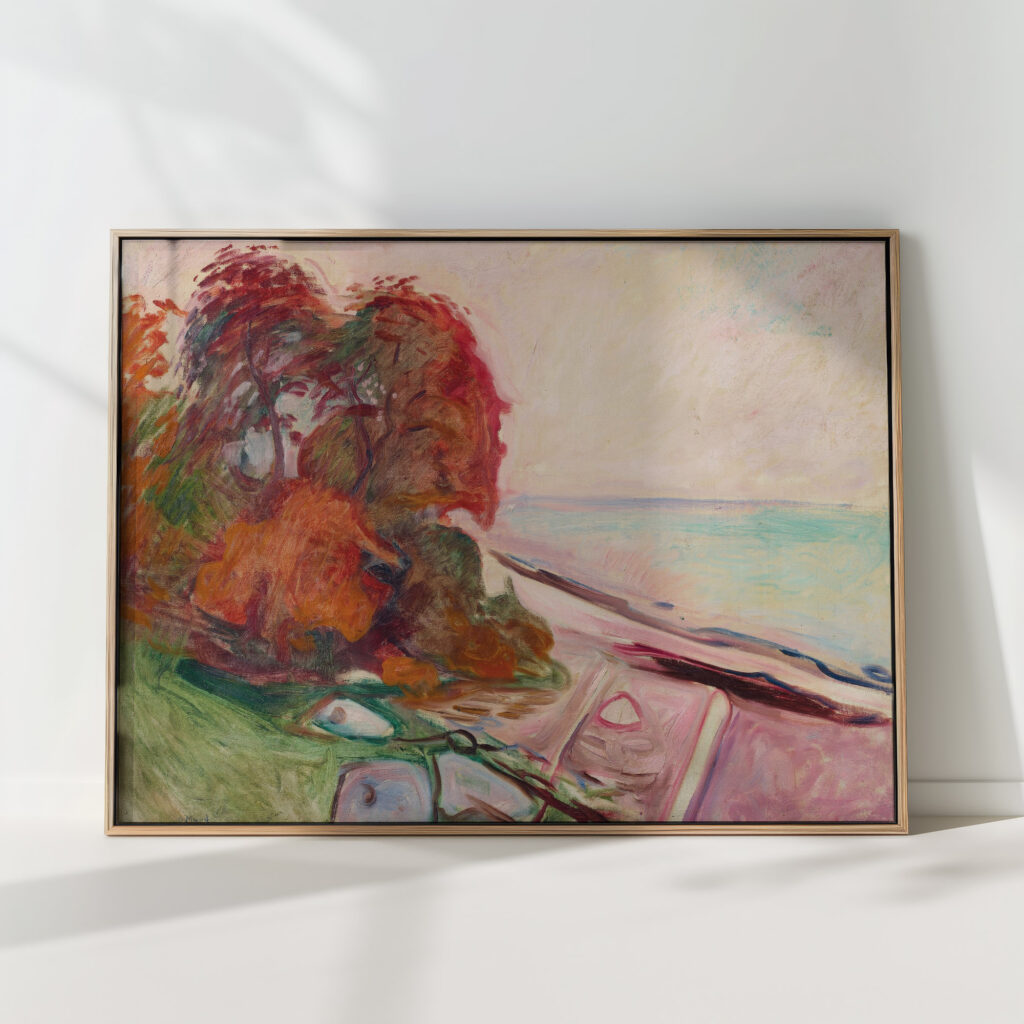 coastal landscape 1904 edvard munch high quality print